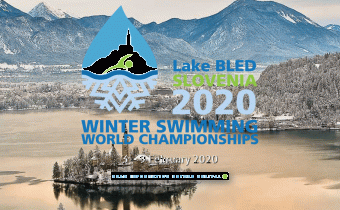Winter swimming World Championships 2020 Bled Slovenia